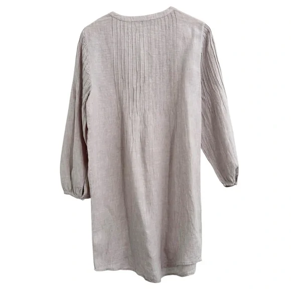 Vineyard Vines Linen Pintuck Cover Up Dress Size Small - Picture 3 of 12